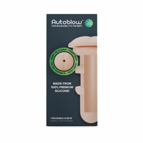 Wkładka do masturbatora - Autoblow A.I. Anus Sleeve White Wkładka do masturbatora - Autoblow A.I. Anus Sleeve White
