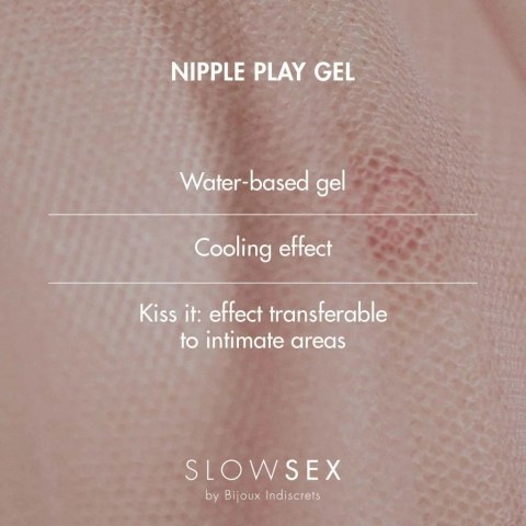 Żel stymulujący sutki - Bijoux Indiscrets Slow Sex Nipple Play Gel 10 ml Żel stymulujący sutki - Bijoux Indiscrets Slow Sex Nipple Play Gel 10 ml