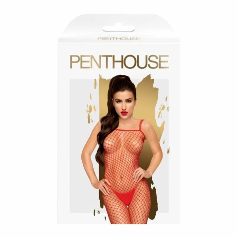 Bodystocking - Penthouse Body Search Red XL Bodystocking - Penthouse Body Search Red XL
