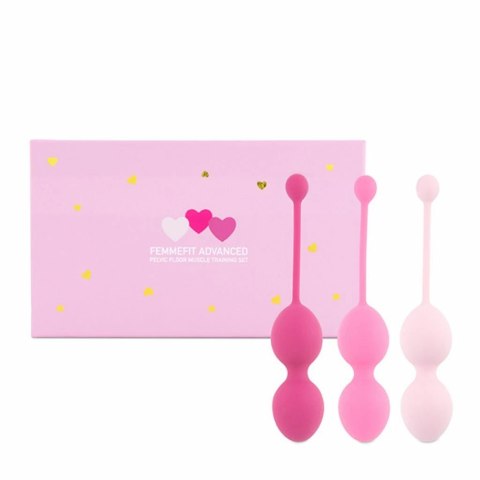 Kulki kegla - FeelzToys FemmeFit Advanced Set 3 szt Kulki kegla - FeelzToys FemmeFit Advanced Set 3 szt