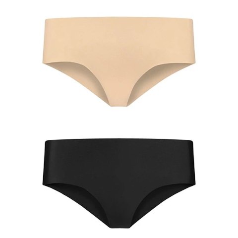 Niewidzialne majtki - Bye Bra Invisible Hipster (Nude & Black 2-Pack) XL Niewidzialne majtki - Bye Bra Invisible Hipster (Nude & Black 2-Pack) XL