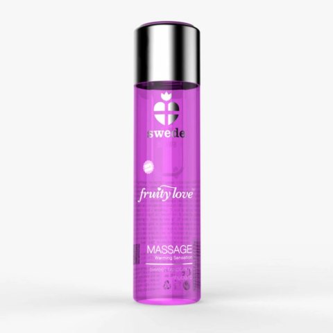 Olejek do masażu - Swede Fruity Love Massage Sweet Raspberry Rhubarb 120 ml Olejek do masażu - Swede Fruity Love Massage Sweet Raspberry Rhubarb 120 ml