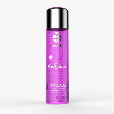 Olejek do masażu - Swede Fruity Love Massage Sweet Raspberry Rhubarb 60 ml Olejek do masażu - Swede Fruity Love Massage Sweet Raspberry Rhubarb 60 ml