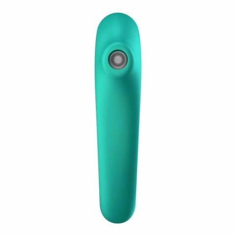 Wibrator z masażerem powietrznym - Satisfyer Dual Kiss Green Wibrator z masażerem powietrznym - Satisfyer Dual Kiss Green