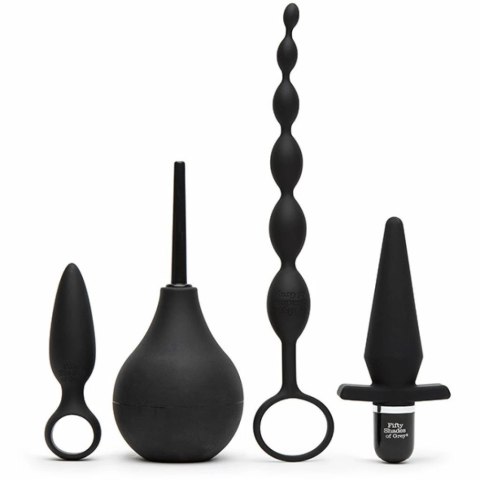 Zestaw akcesoriów - Fifty Shades of Grey Pleasure Overload Starter Anal Kit (4 piece kit) Zestaw akcesoriów - Fifty Shades of Grey Pleasure Overload Starter Anal Kit (4 piece kit)