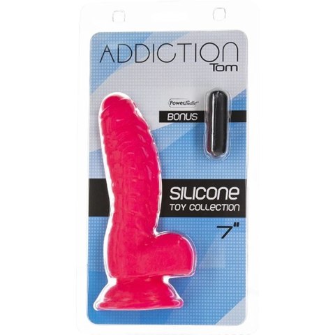 Dildo - Addiction Tom Dong 18 cm Hot Pink Dildo - Addiction Tom Dong 18 cm Hot Pink