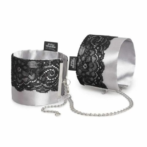 Kajdanki - Fifty Shades of Grey Play Nice Satin Wrist Cuffs Kajdanki - Fifty Shades of Grey Play Nice Satin Wrist Cuffs