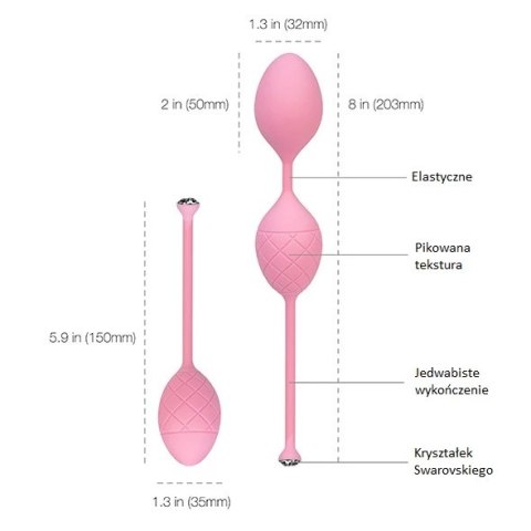 Kulki gejszy - Pillow Talk Frisky Pink Kulki gejszy - Pillow Talk Frisky Pink