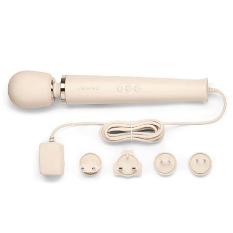 Masażer - Le Wand Plug-In Massager Cream Masażer - Le Wand Plug-In Massager Cream
