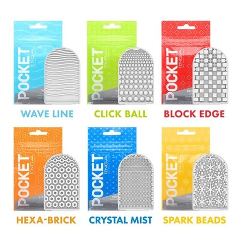 Masturbator - Tenga Pocket Stroker Block Edge Masturbator - Tenga Pocket Stroker Block Edge