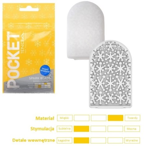 Masturbator - Tenga Pocket Stroker Spark Beads Masturbator - Tenga Pocket Stroker Spark Beads
