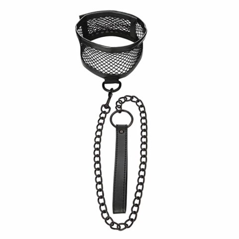 Obroża i smycz - S&M Fishnet Collar & Leash Obroża i smycz - S&M Fishnet Collar & Leash