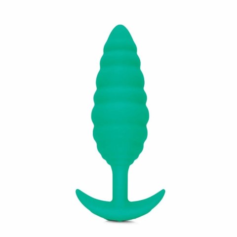 Plug analny wibrujący - B-Vibe Texture Plug Twist Green Plug analny wibrujący - B-Vibe Texture Plug Twist Green