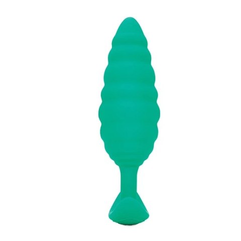 Plug analny wibrujący - B-Vibe Texture Plug Twist Green Plug analny wibrujący - B-Vibe Texture Plug Twist Green