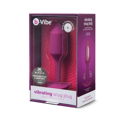 Plug analny wibrujący - B-Vibe Vibrating Snug Plug 2 Rose Plug analny wibrujący - B-Vibe Vibrating Snug Plug 2 Rose