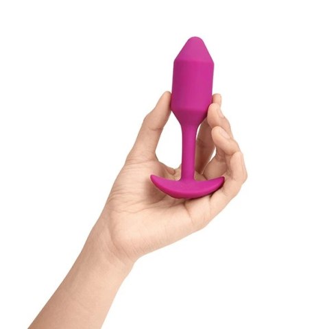 Plug analny wibrujący - B-Vibe Vibrating Snug Plug 2 Rose Plug analny wibrujący - B-Vibe Vibrating Snug Plug 2 Rose