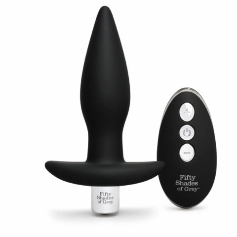 Plug analny wibrujący - Fifty Shades of Grey Relentless Vibrations Remote Control Butt Plug Plug analny wibrujący - Fifty Shades of Grey Relentless Vibrations Remote Control Butt Plug