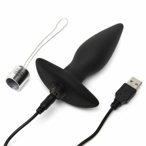 Plug analny wibrujący - Fifty Shades of Grey Relentless Vibrations Remote Control Butt Plug Plug analny wibrujący - Fifty Shades of Grey Relentless Vibrations Remote Control Butt Plug
