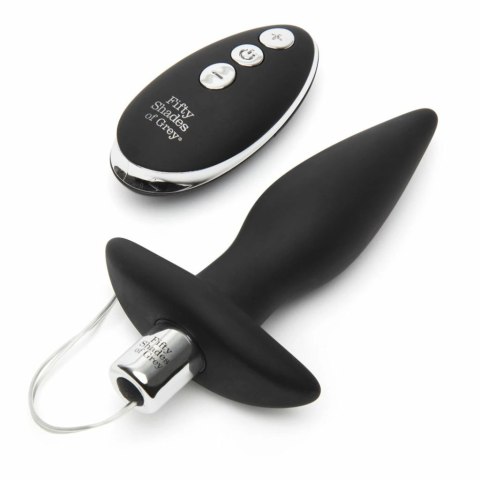 Plug analny wibrujący - Fifty Shades of Grey Relentless Vibrations Remote Control Butt Plug Plug analny wibrujący - Fifty Shades of Grey Relentless Vibrations Remote Control Butt Plug