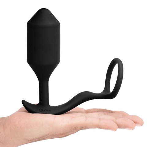 Plug analny wibrujący z pierścieniem - B-Vibe Vibrating Snug & Tug XL Plug analny wibrujący z pierścieniem - B-Vibe Vibrating Snug & Tug XL