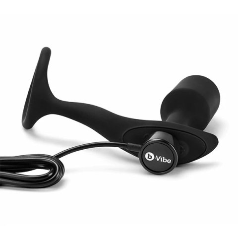 Plug analny wibrujący z pierścieniem - B-Vibe Vibrating Snug & Tug M Plug analny wibrujący z pierścieniem - B-Vibe Vibrating Snug & Tug M