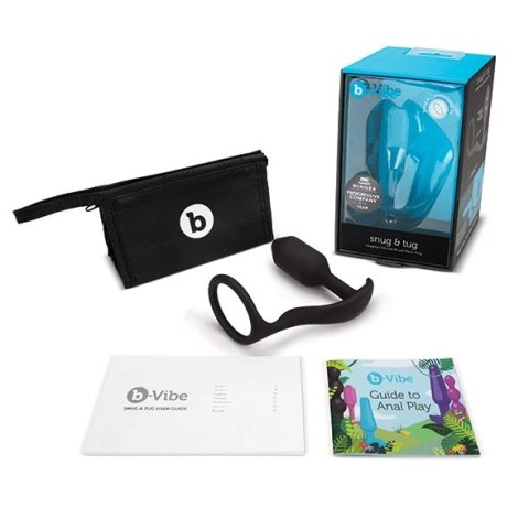 B-Vibe Snug & Tug silikonowy model intymny z pierścieniem 128g B-Vibe Snug & Tug silikonowy model intymny z pierścieniem 128g
