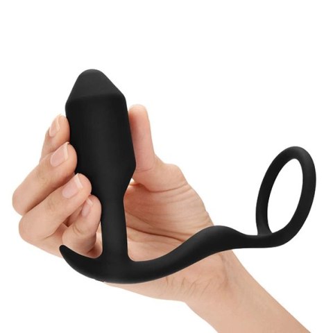 B-Vibe Snug & Tug silikonowy model intymny z pierścieniem 128g B-Vibe Snug & Tug silikonowy model intymny z pierścieniem 128g