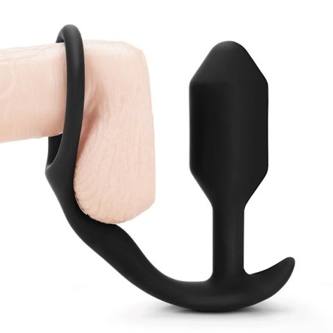 B-Vibe Snug & Tug silikonowy model intymny z pierścieniem 128g B-Vibe Snug & Tug silikonowy model intymny z pierścieniem 128g