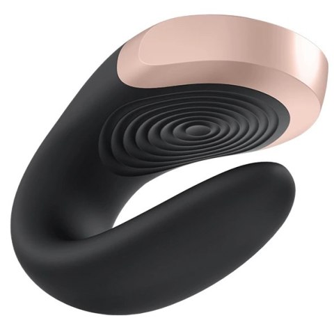 Satisfyer - Wibrator dla par - Double Love Black Satisfyer - Wibrator dla par - Double Love Black