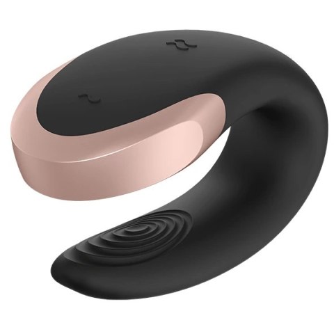 Satisfyer - Wibrator dla par - Double Love Black Satisfyer - Wibrator dla par - Double Love Black