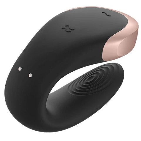 Satisfyer - Wibrator dla par - Double Love Black Satisfyer - Wibrator dla par - Double Love Black