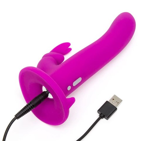 Strap-on z penisem - Happy Rabbit Vibrating Strap-On Harness Set Purple Strap-on z penisem - Happy Rabbit Vibrating Strap-On Harness Set Purple