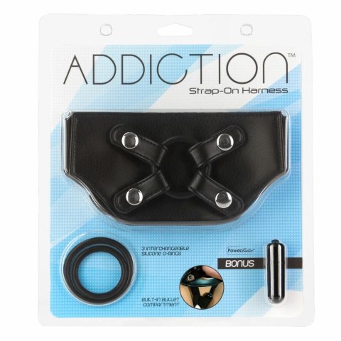 Uprząż - Addiction Strap-On Harness One Size Fits Most Black Uprząż - Addiction Strap-On Harness One Size Fits Most Black