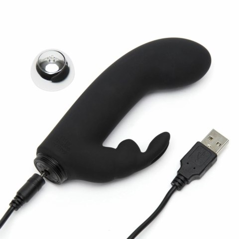 Wibrator - Fifty Shades of Grey Greedy Girl Rechargeable Mini Rabbit Vibrator Wibrator - Fifty Shades of Grey Greedy Girl Rechargeable Mini Rabbit Vibrator