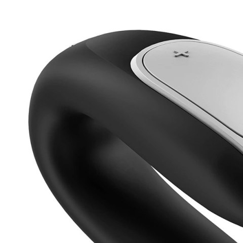 Wibrator dla par - Satisfyer Double Fun Black Wibrator dla par - Satisfyer Double Fun Black