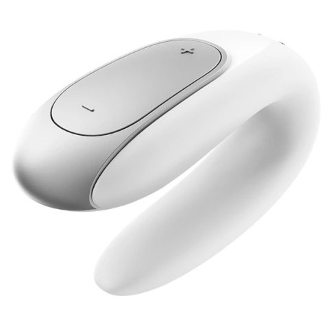 Wibrator dla par - Satisfyer Double Fun White Wibrator dla par - Satisfyer Double Fun White