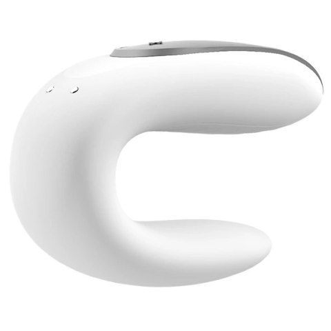 Wibrator dla par - Satisfyer Double Fun White Wibrator dla par - Satisfyer Double Fun White