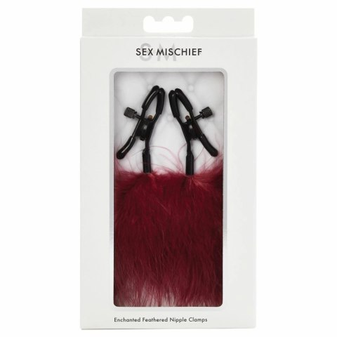 Zaciski na sutki - S&M Enchanted Feather Nipple Clamps Zaciski na sutki - S&M Enchanted Feather Nipple Clamps