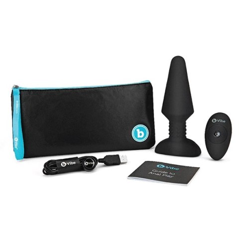 Zdalnie sterowany plug analny - B-Vibe Rimming Plug XL Black Zdalnie sterowany plug analny - B-Vibe Rimming Plug XL Black