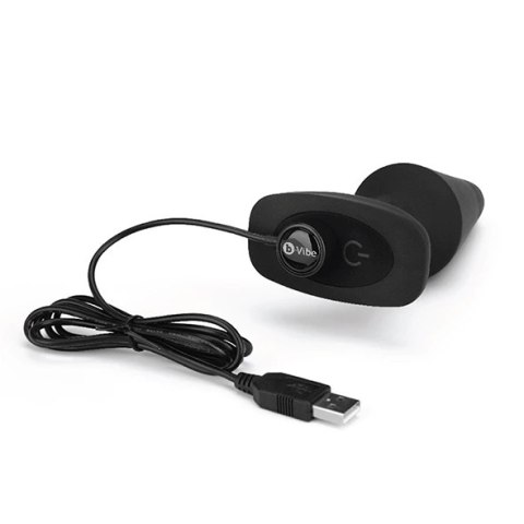 Zdalnie sterowany plug analny - B-Vibe Rimming Plug XL Black Zdalnie sterowany plug analny - B-Vibe Rimming Plug XL Black