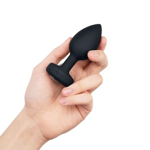 Zdalnie sterowany plug analny - B-Vibe Vibrating Jewel Plug M/L Black Diamond Zdalnie sterowany plug analny - B-Vibe Vibrating Jewel Plug M/L Black Diamond