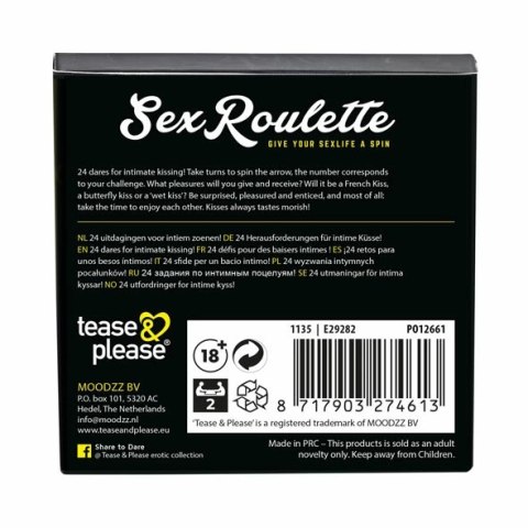 Gra erotyczna - Sex Roulette Kiss Gra erotyczna - Sex Roulette Kiss