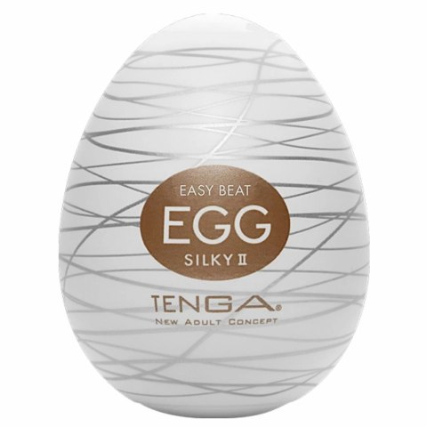 Japoński masturbator - Tenga Egg Silky II 1szt Japoński masturbator - Tenga Egg Silky II 1szt