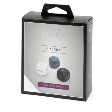 Kości do gry - Fifty Shades of Grey Play Nice Role Play Dice Kości do gry - Fifty Shades of Grey Play Nice Role Play Dice