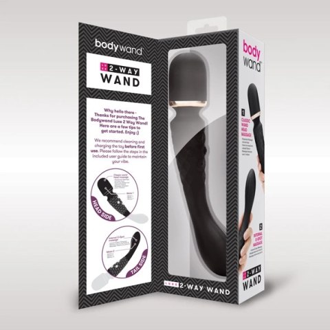 Masażer 2w1 - Bodywand Luxe Wand Black Masażer 2w1 - Bodywand Luxe Wand Black