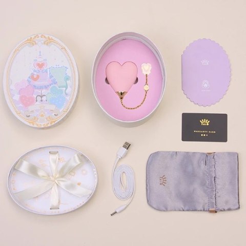 Masażer - Zalo Baby Heart Berry Violet Masażer - Zalo Baby Heart Berry Violet