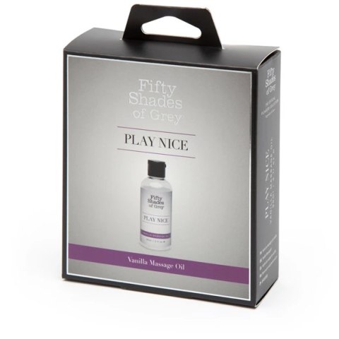 Olejek do masażu - Fifty Shades of Grey Play Nice Vanilla Massage Oil 90 ml Olejek do masażu - Fifty Shades of Grey Play Nice Vanilla Massage Oil 90 ml