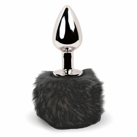 Plug analny - FeelzToys Bunny Tails Butt Plug Black Plug analny - FeelzToys Bunny Tails Butt Plug Black