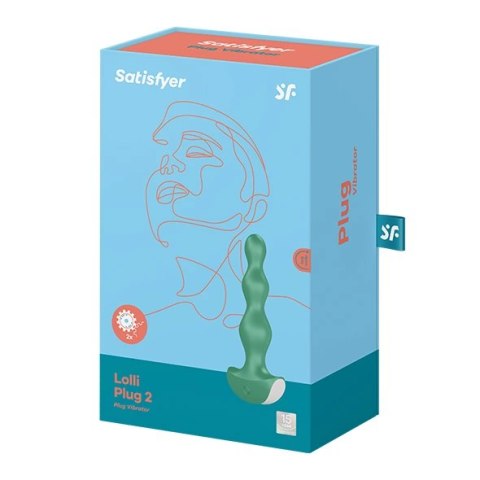 Plug analny wibrujący - Satisfyer Lolli Plug 2 Green Plug analny wibrujący - Satisfyer Lolli Plug 2 Green