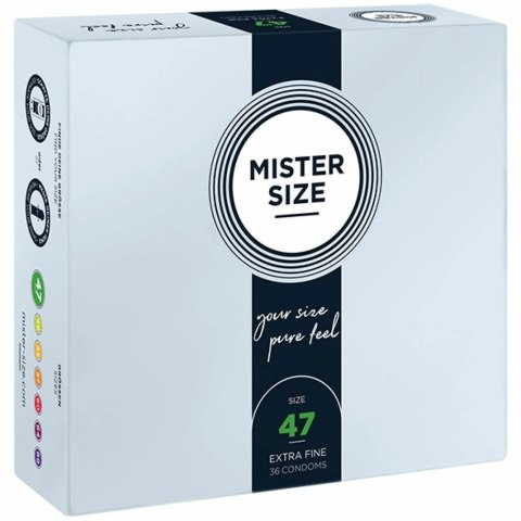 Prezerwatywy - Mister Size 47 mm (36 szt) Prezerwatywy - Mister Size 47 mm (36 szt)